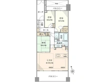 【東京都/世田谷区千歳台】パークハウスフォレストリエ 間取り図