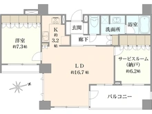 【東京都/狛江市岩戸北】ライオンズ狛江 間取り図