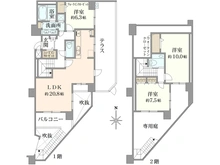 【東京都/世田谷区砧】クレッセント砧 間取り図