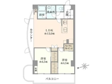 【東京都/目黒区目黒本町】ヴィラ・アドバンス 間取り図