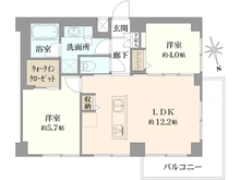 【東京都/目黒区上目黒】ライオンズマンション上目黒 間取り図