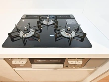 【東京都/板橋区小豆沢】クレールあづさわ キッチン：三口コンロ