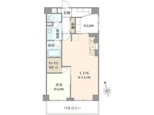【東京都/渋谷区恵比寿】ドルミ恵比寿 間取り図