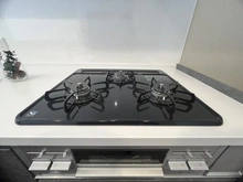 【東京都/渋谷区恵比寿】マンションニュー恵比寿 キッチン：三口コンロ