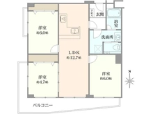 【東京都/渋谷区恵比寿】マンションニュー恵比寿 間取り図