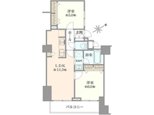 【東京都/目黒区中目黒】ダイアパレス代官山 間取り図