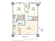 【東京都/目黒区青葉台】東急ドエル・アルス目黒青葉台 間取り図