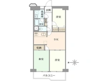 【東京都/世田谷区千歳台】芦花公園スカイハイツ 間取り図