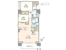 【東京都/渋谷区恵比寿】シティハウス広尾南 間取り図