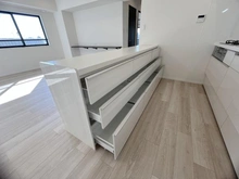 【東京都/板橋区板橋】ドミールセブン キッチン：カウンター下収納