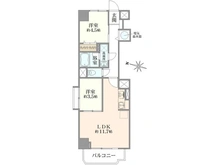 【東京都/目黒区中目黒】ニックハイム中目黒 間取り図