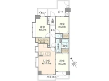 【東京都/渋谷区恵比寿】ライオンズマンション広尾南 間取り図