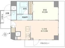 【東京都/目黒区中目黒】マートルコート中目黒 間取り図