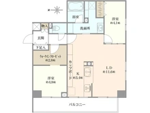 【東京都/墨田区本所】クイーンシティ本所親水公園 間取り図