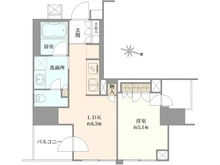 【東京都/目黒区中目黒】プラウド中目黒 間取り図
