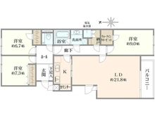 【東京都/世田谷区桜上水】オリエントロイヤルハウス経堂 間取り図