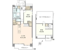 【東京都/渋谷区東】サンレイ広尾エクセレンテ 間取り図