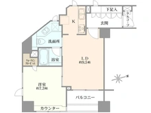 【東京都/渋谷区恵比寿】アクシア広尾 間取り図