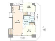 【東京都/目黒区青葉台】青葉台フラワーマンション 間取り図