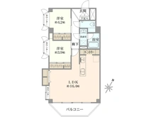 【東京都/渋谷区広尾】インペリアル常盤松 間取り図