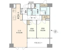 【東京都/目黒区三田】グランリビオ恵比寿 間取り図