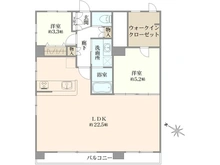【東京都/目黒区上目黒】中目黒マンション 間取り図