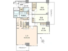 【東京都/渋谷区代官山町】代官山アドレスザタワー 間取り図