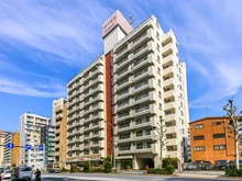 【東京都/目黒区目黒】朝日中目黒マンション 外観