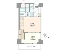 【東京都/目黒区目黒】朝日中目黒マンション 間取り図