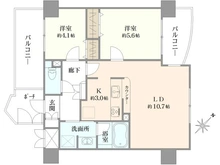 【東京都/目黒区青葉台】クレッセント目黒青葉台 間取り図