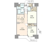 【東京都/目黒区東山】シティハウス中目黒ステーションコート 間取り図