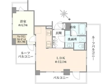 【東京都/目黒区三田】ガーデンクオーレ恵比寿 間取り図