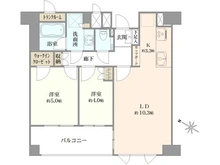 【東京都/目黒区三田】グランリビオ恵比寿 間取り図