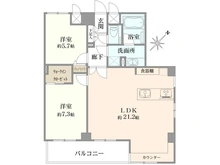 【東京都/目黒区中目黒】クレッセント中目黒 間取り図