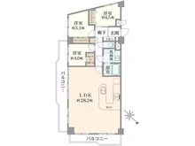 【東京都/目黒区中目黒】シティホームズ中目黒 間取り図
