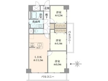 【東京都/足立区西新井本町】セントラルマンション西新井 間取り図