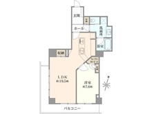 【東京都/目黒区三田】恵比寿ガーデンテラス壱番館 間取り図