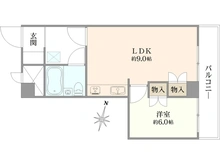 【東京都/目黒区大橋】ゾンネンハイム大橋 間取り図