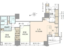 【東京都/千代田区三番町】ザ・パークハウスグラン三番町26 間取り図