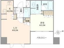 【東京都/渋谷区恵比寿南】パークリュクス恵比寿 間取り図