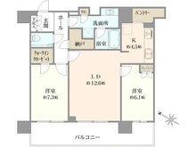 【東京都/目黒区大橋】クロスエアタワー 間取り図