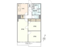 【東京都/世田谷区上用賀】上用賀パークマンション 間取り図