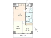 【東京都/台東区根岸】ラミア―ル鶯谷駅前 間取り図