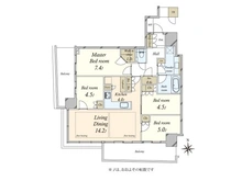 【東京都/中央区晴海】パークタワー晴海 間取り図