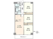 【東京都/足立区中川】ネオコーポ亀有 間取り図
