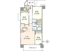 【東京都/足立区新田】クレアホームズ王子神谷TOKYO 間取り図