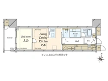 【東京都/千代田区神田多町】プラウド神田 間取り図