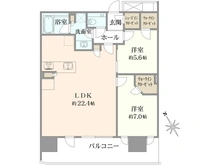 【東京都/千代田区神田淡路町】ワテラスタワーレジデンス 間取り図