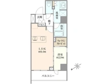 【東京都/新宿区早稲田鶴巻町】ルジェンテ早稲田 間取り図