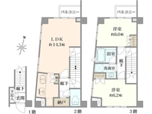 【東京都/港区南青山】オープンレジデンス南青山イーストテラス 間取り図